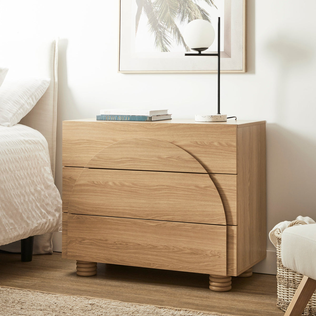 Kaari Chest of 3 Drawers Natural