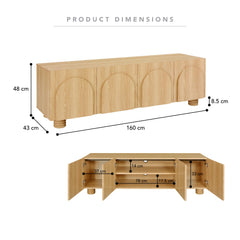 Kaari Entertainment Unit Natural (160cm)
