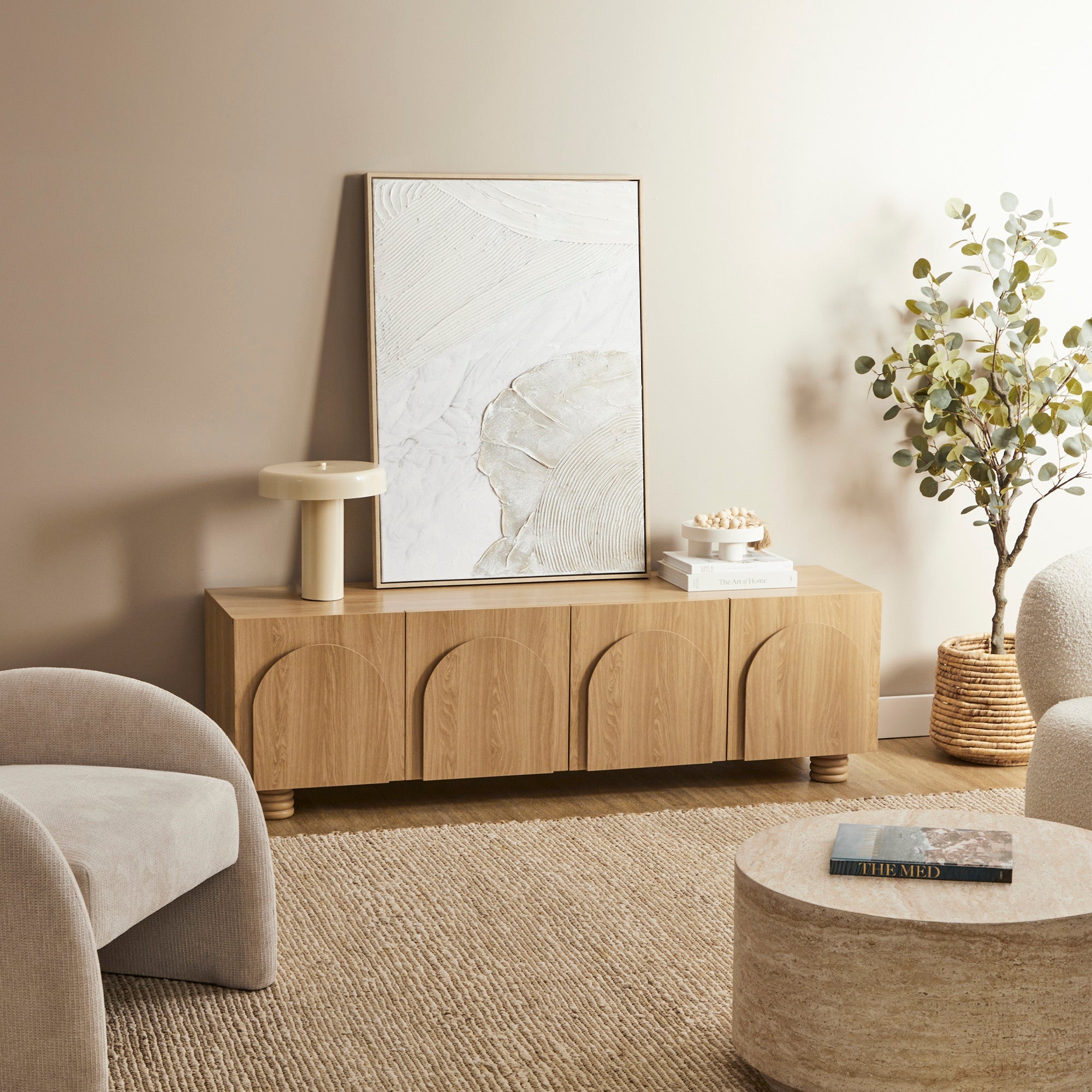 Kaari Entertainment Unit Natural (160cm)