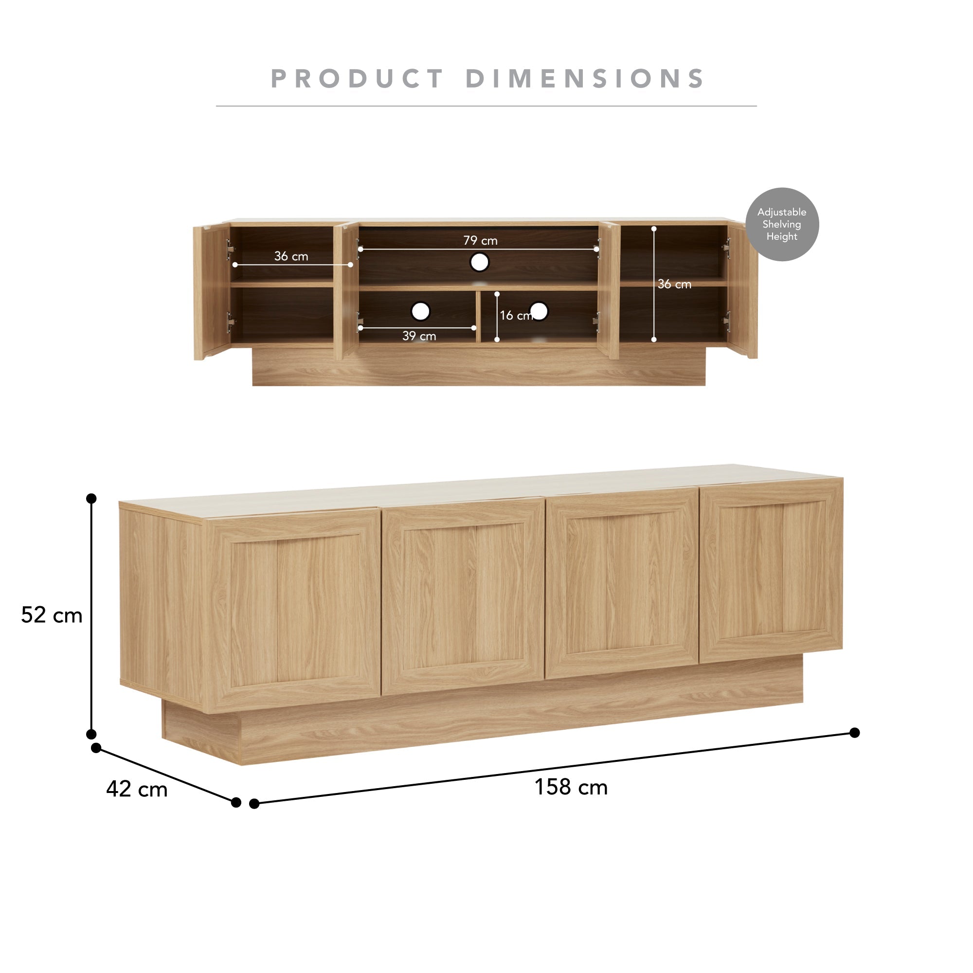 Swanson Entertainment Unit (158cm)
