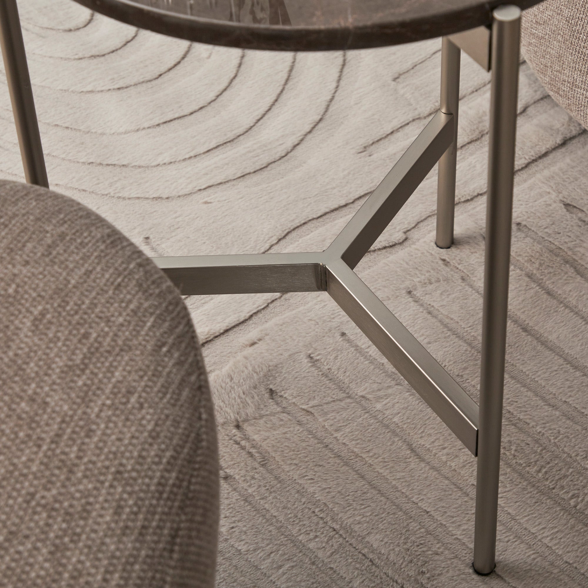 Beau Marble Side Table Grey