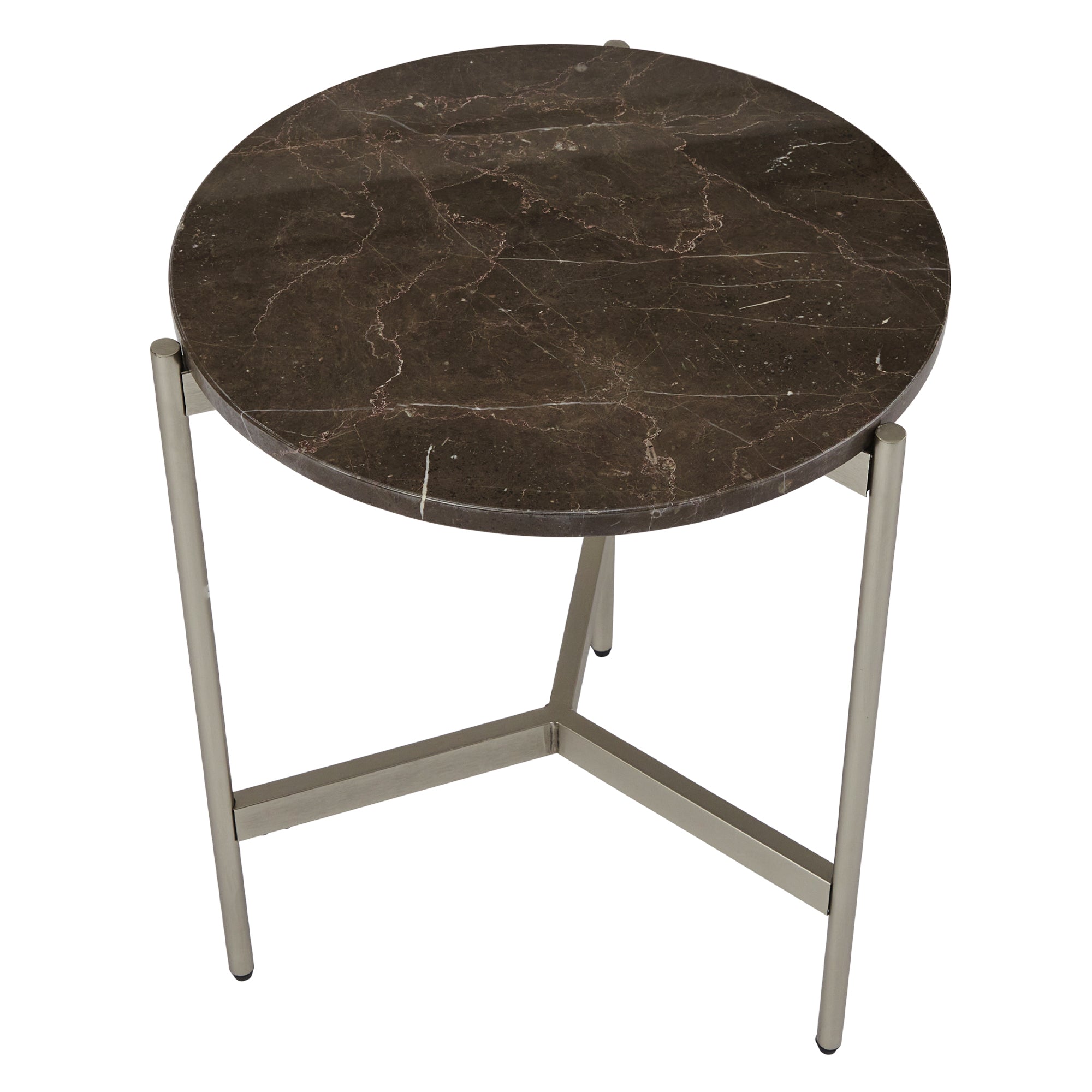 Beau Marble Side Table Grey