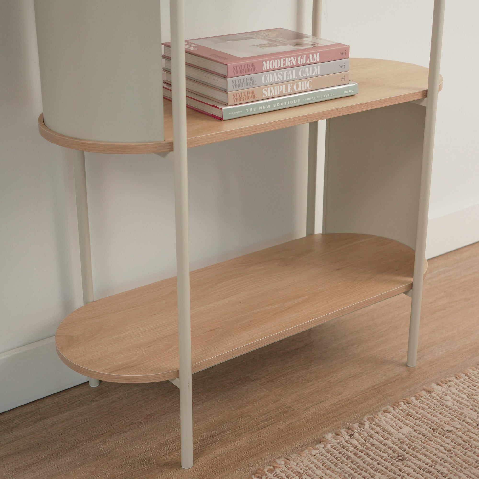 Boston Bookcase Cream