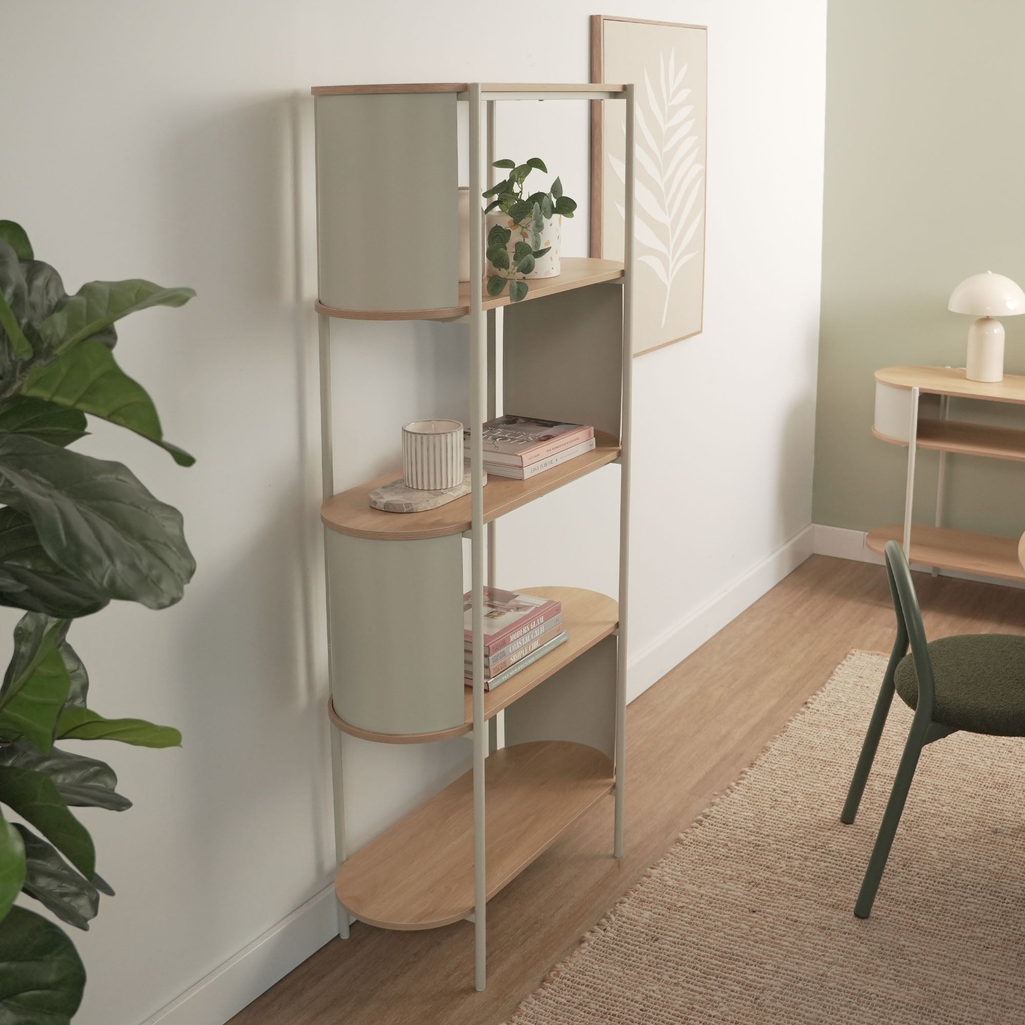 Boston Bookcase Cream