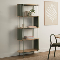 Boston Bookcase Green