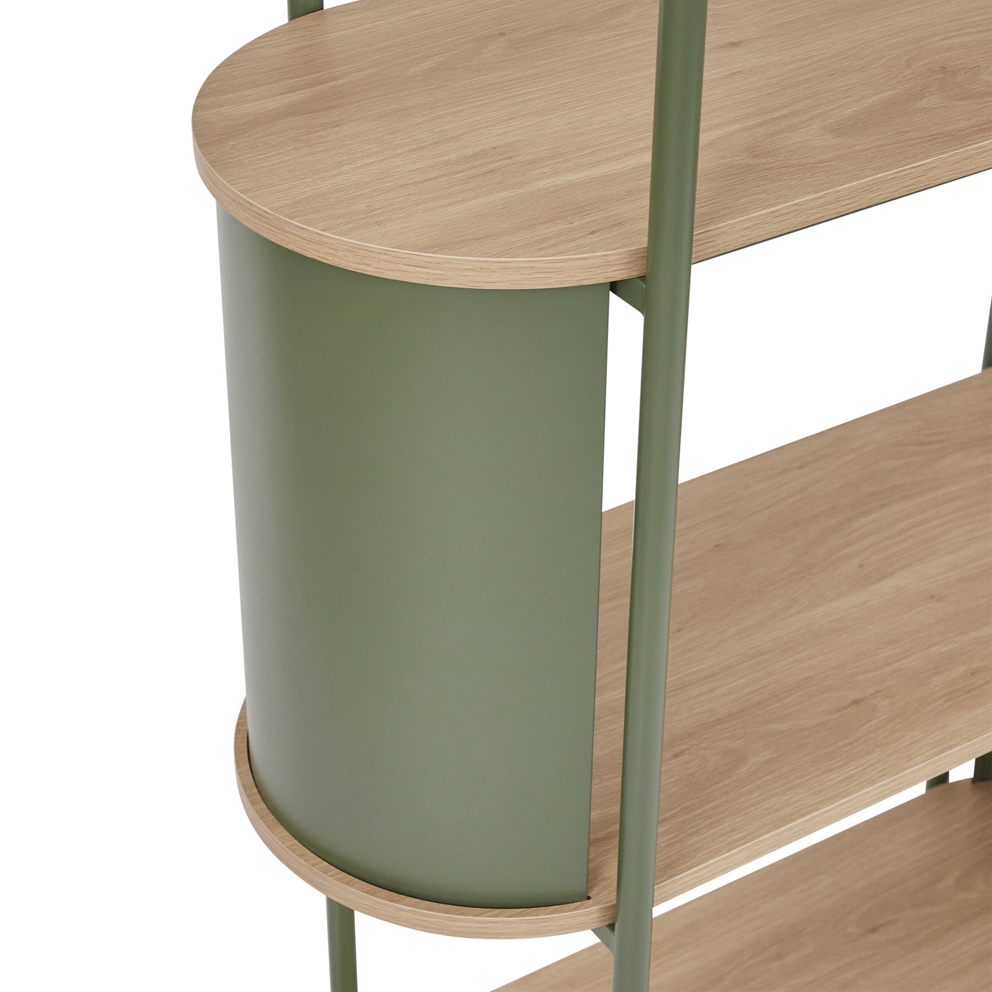 Boston Bookcase Green