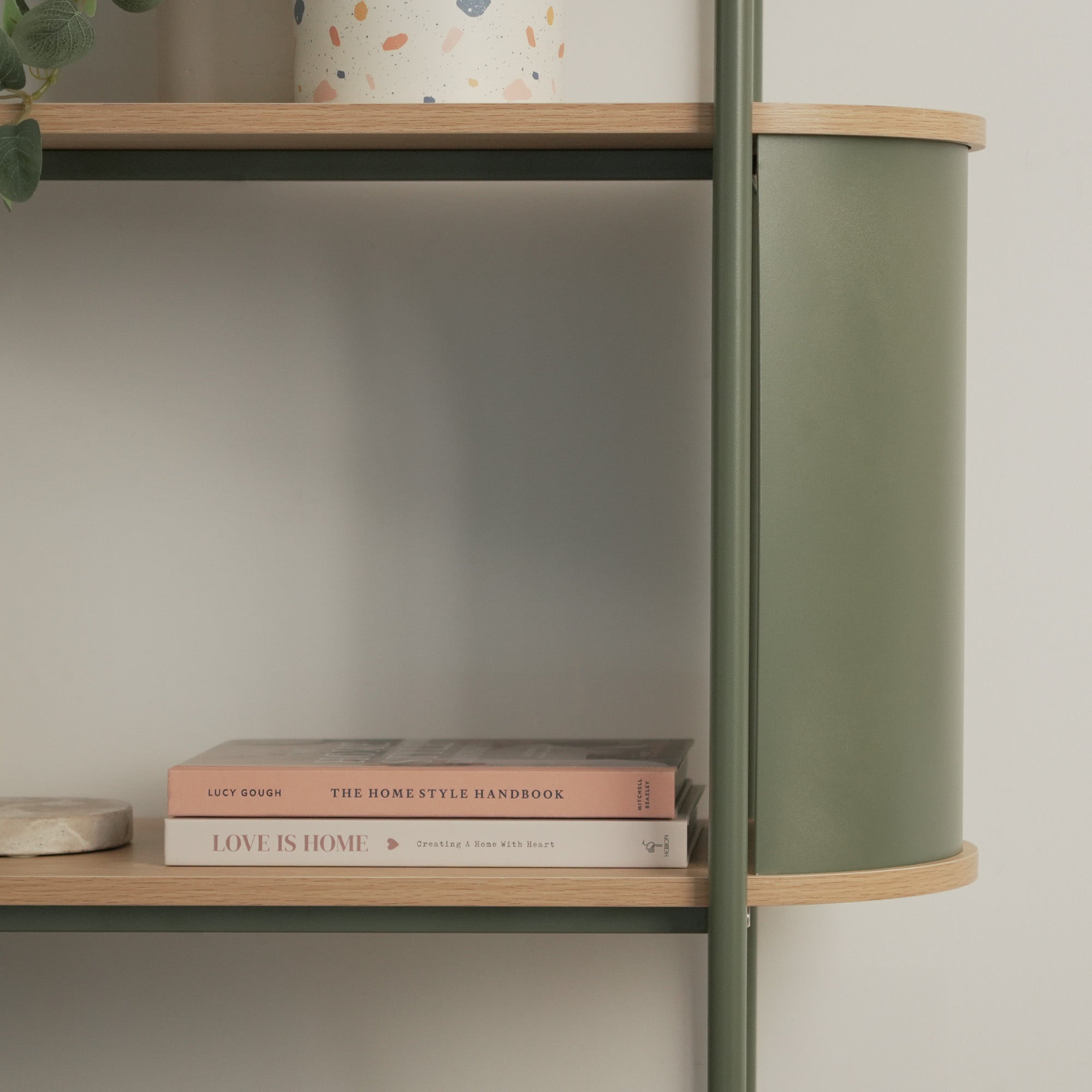 Boston Bookcase Green