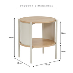 Boston Side Table Cream