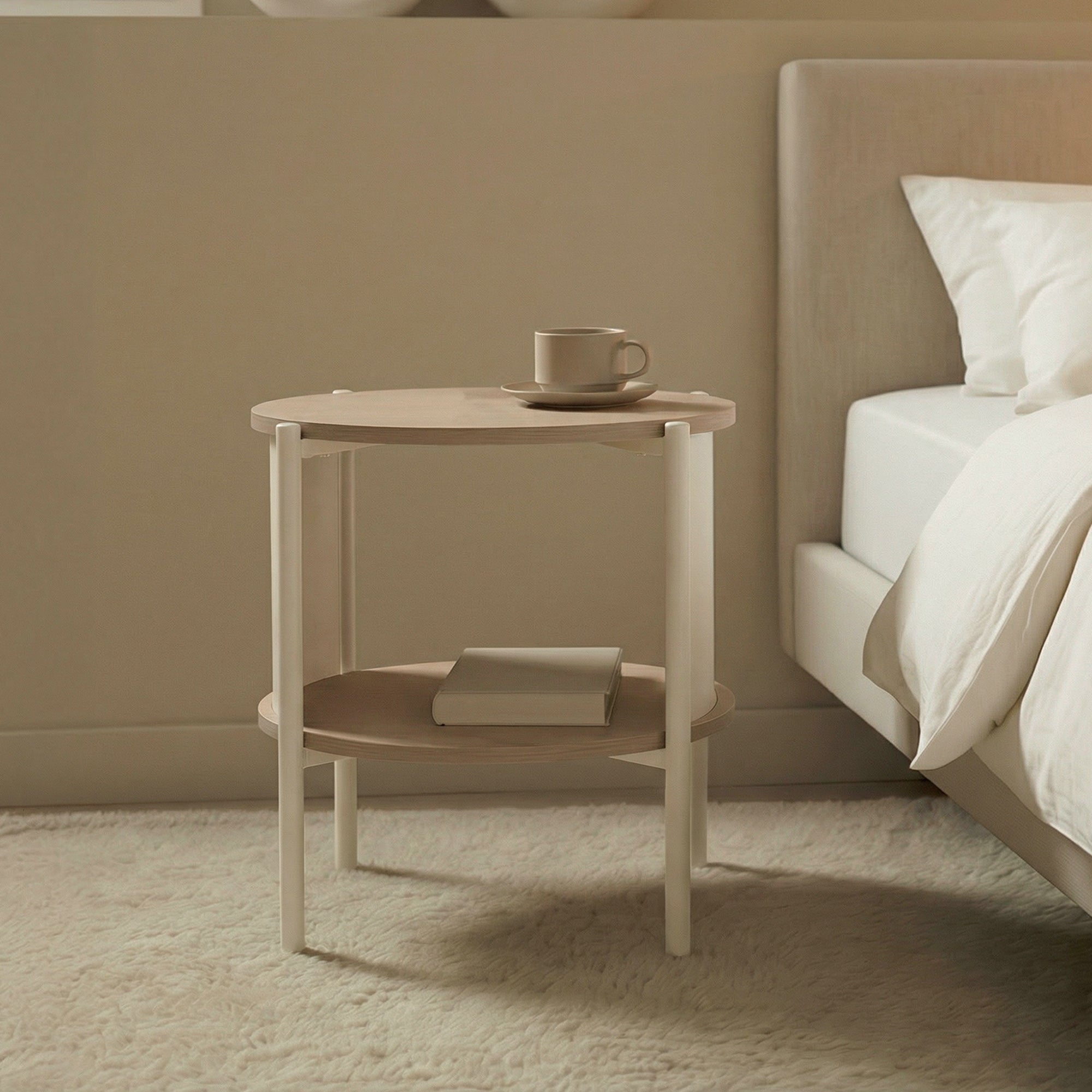 Boston Side Table Cream