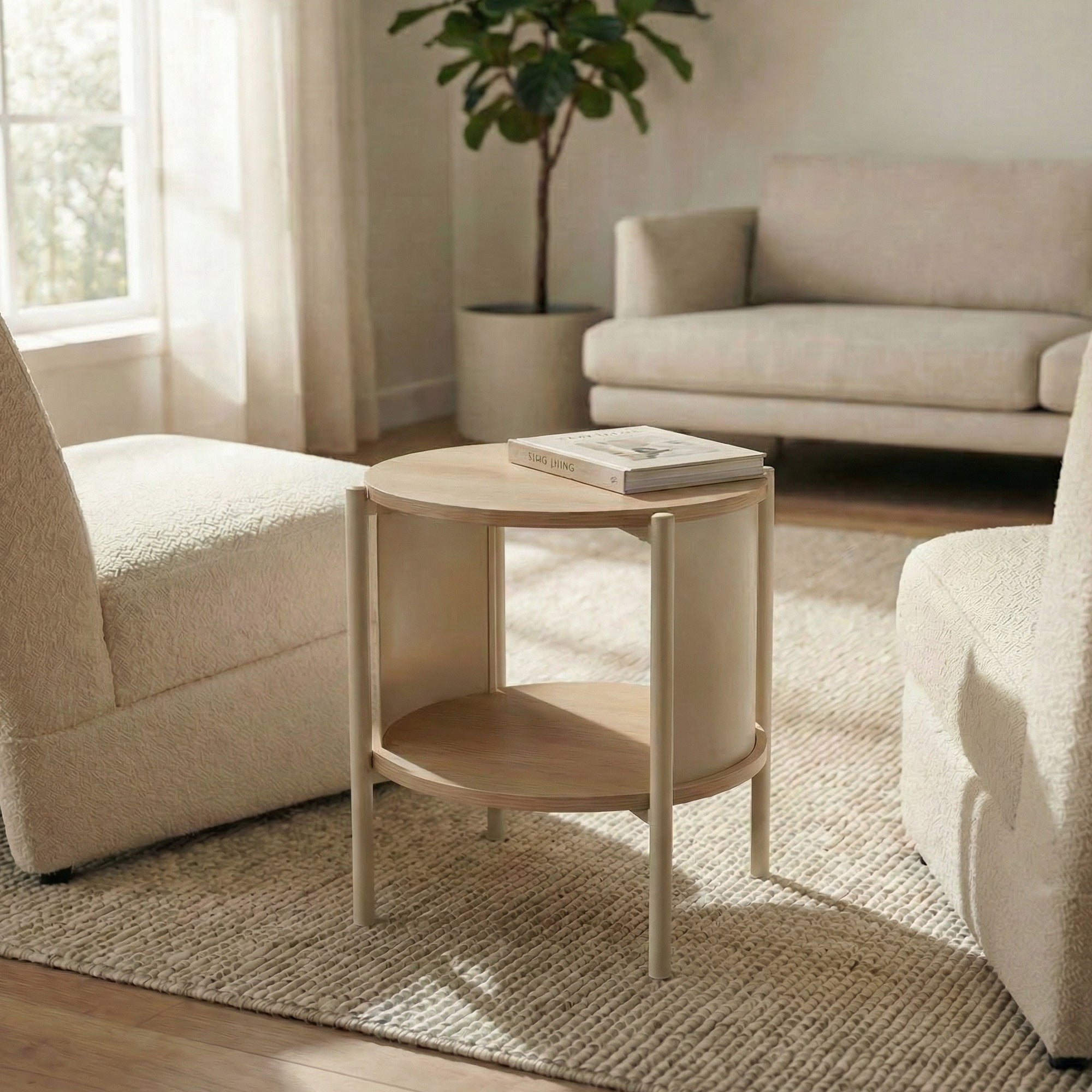 Boston Side Table Cream