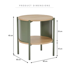 Boston Side Table Green