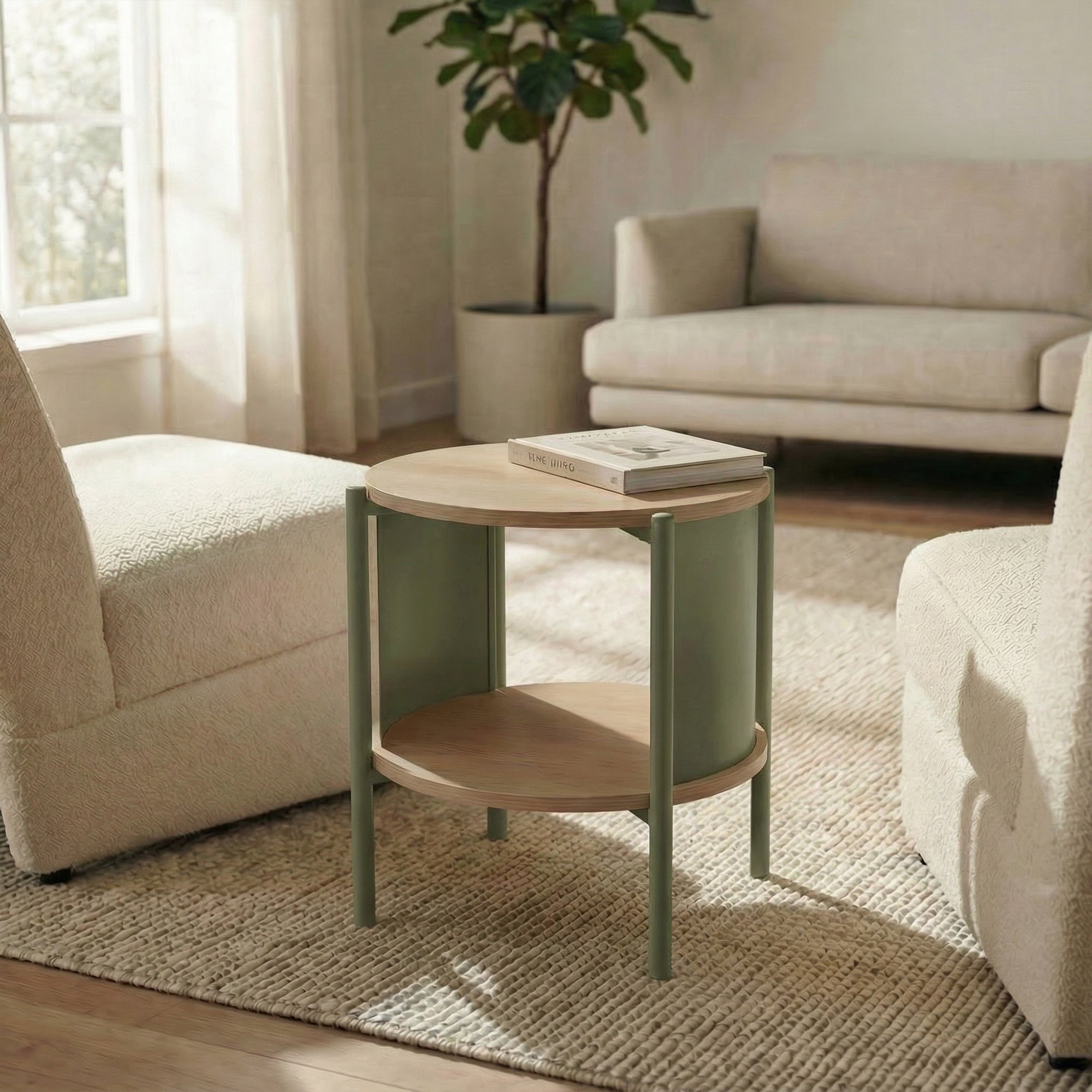 Boston Side Table Green