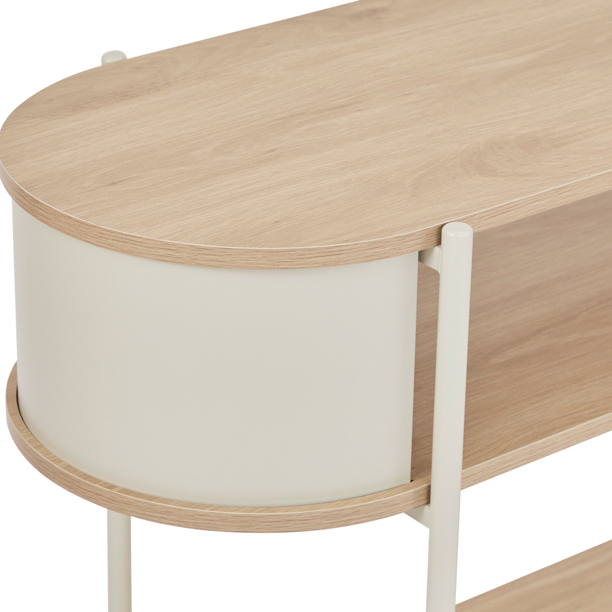 Boston Console Table Cream (110cm)