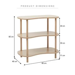 Cairo Organic 3-tier Shelving