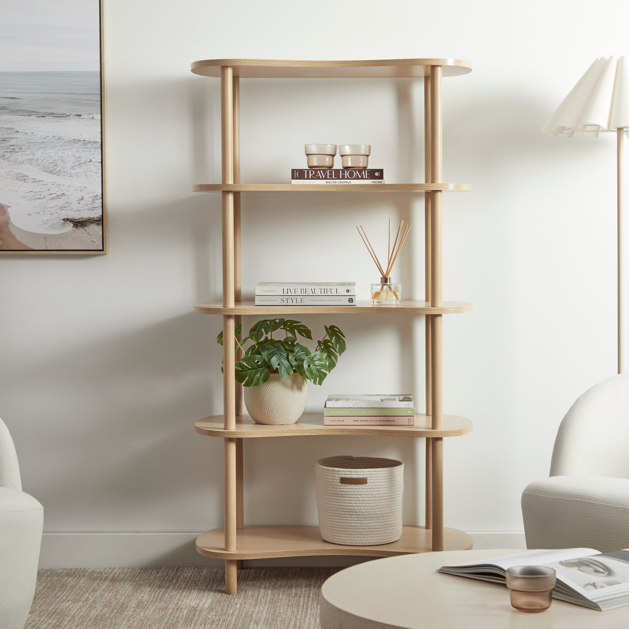 Cairo Organic 5-tier Shelving