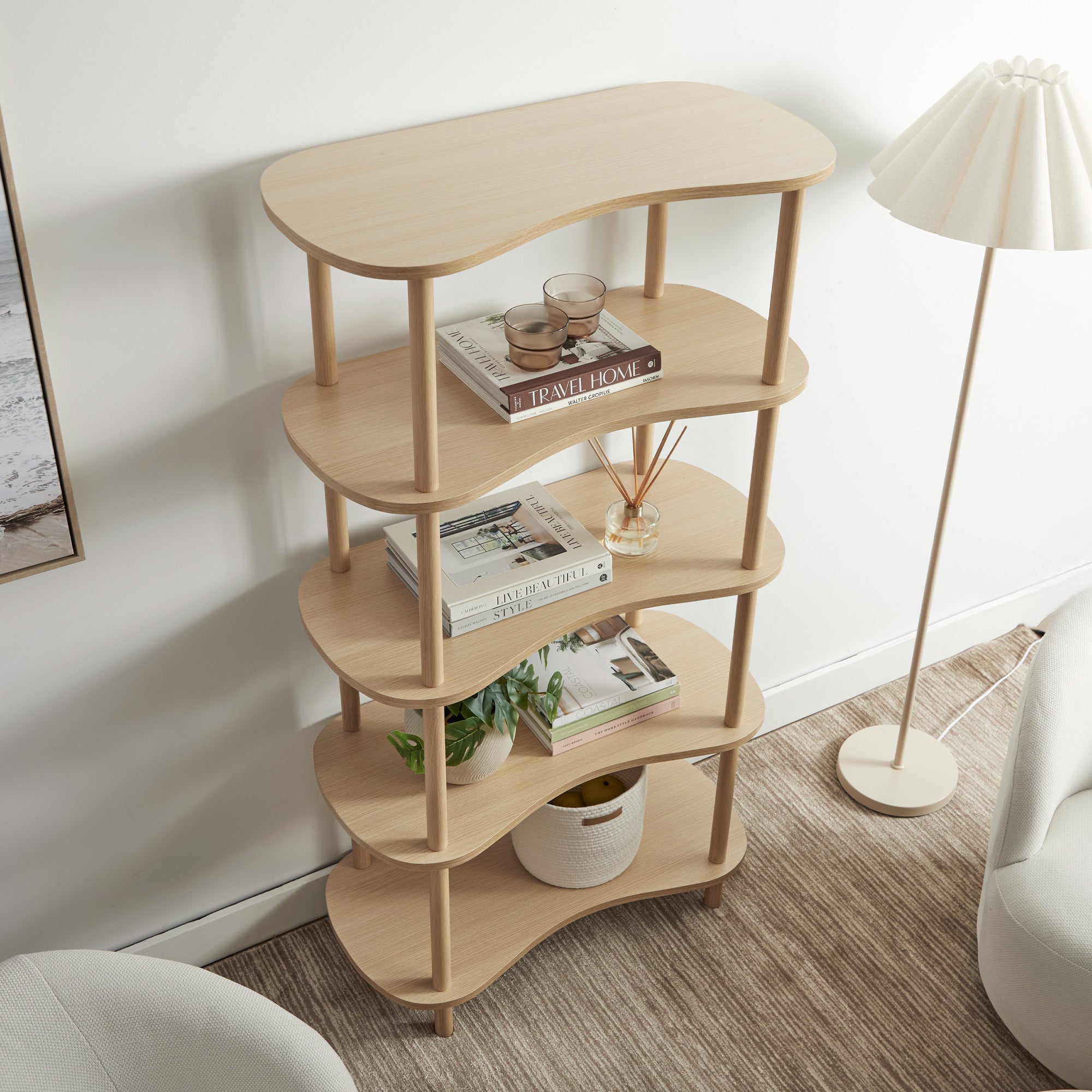 Cairo Organic 5-tier Shelving