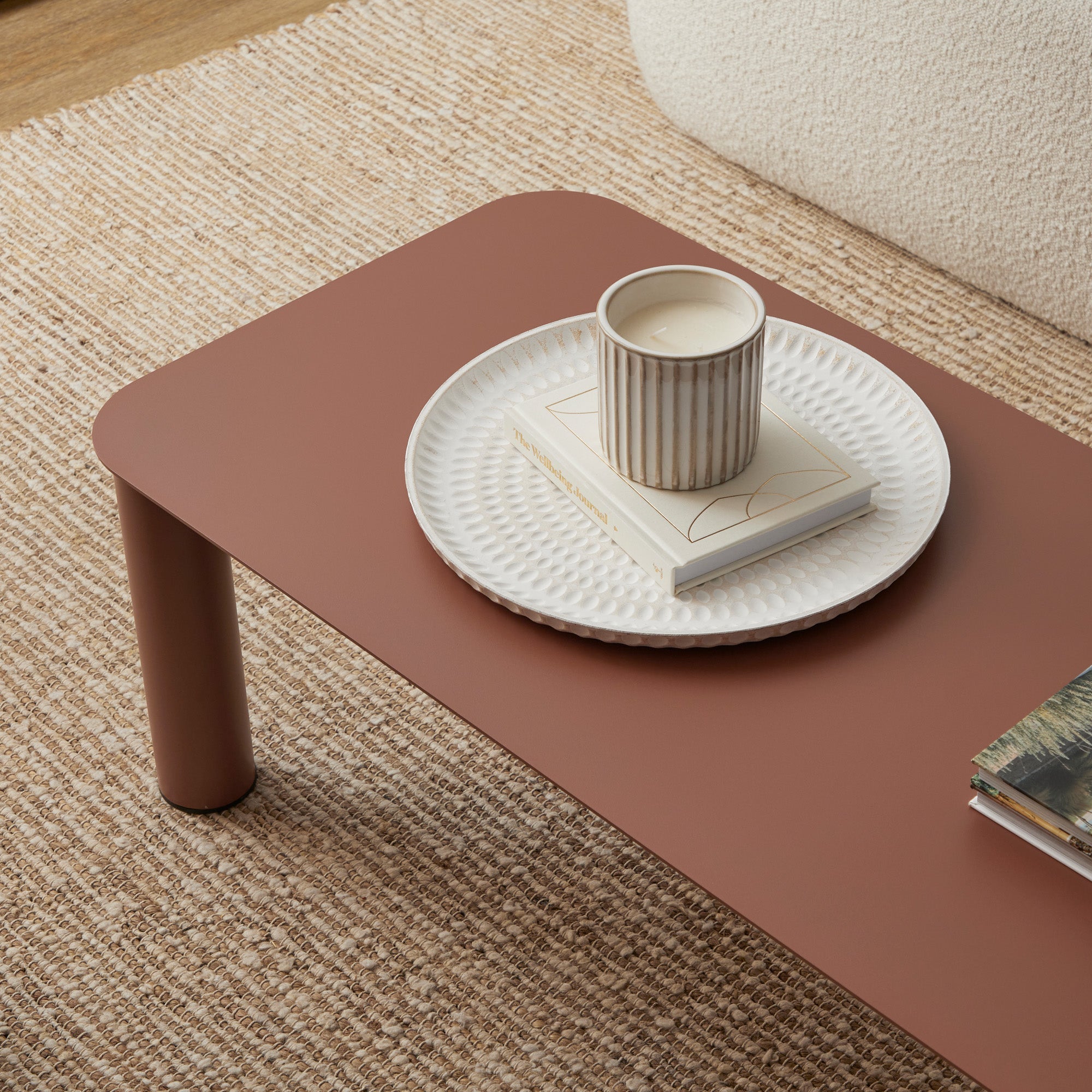 Maison Metal Coffee Table Mocha
