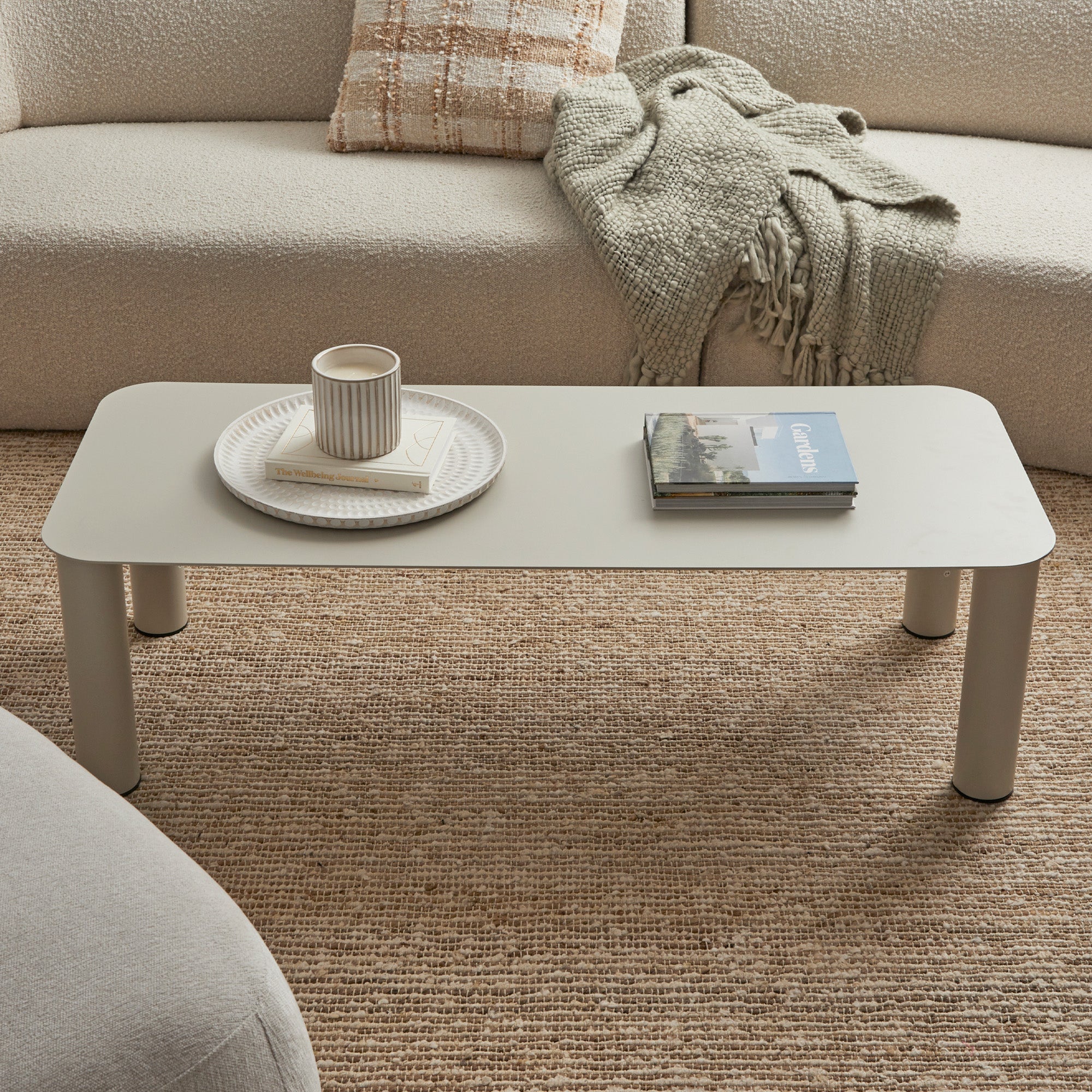 Maison Metal Coffee Table Birch