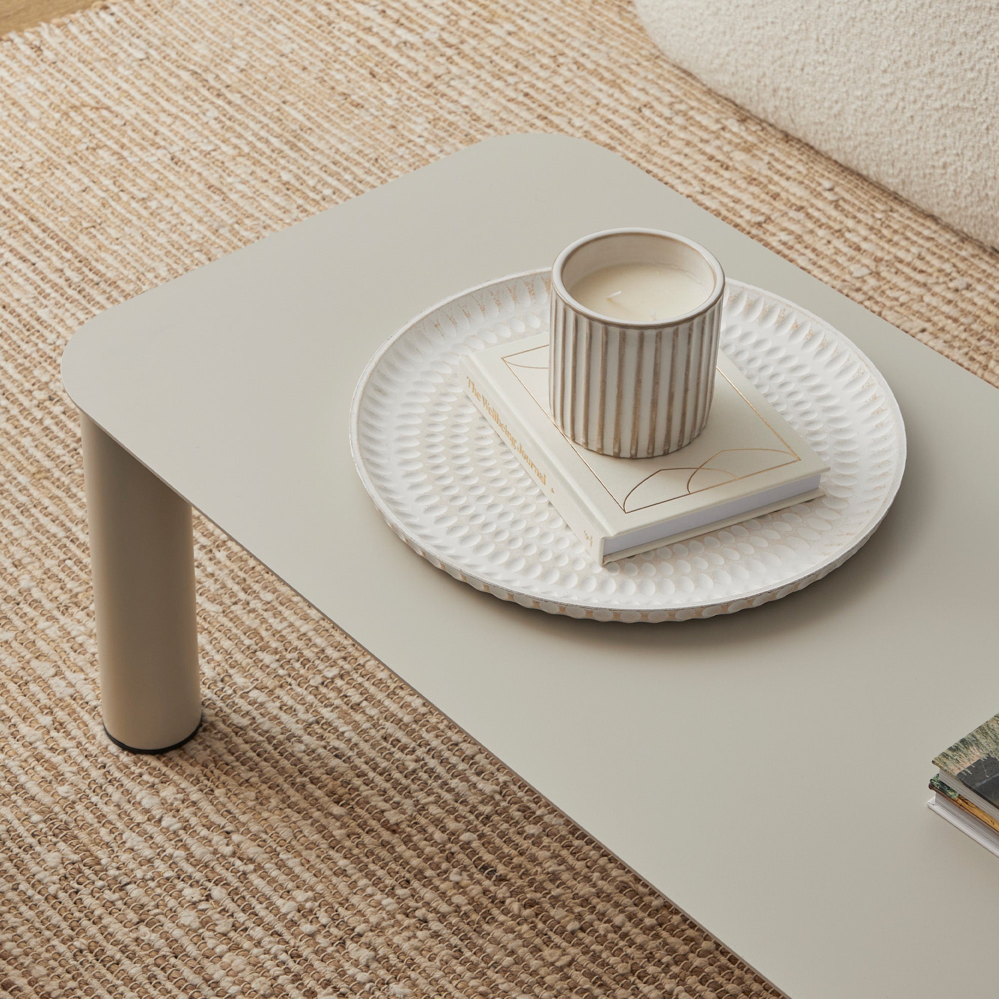 Maison Metal Coffee Table Birch