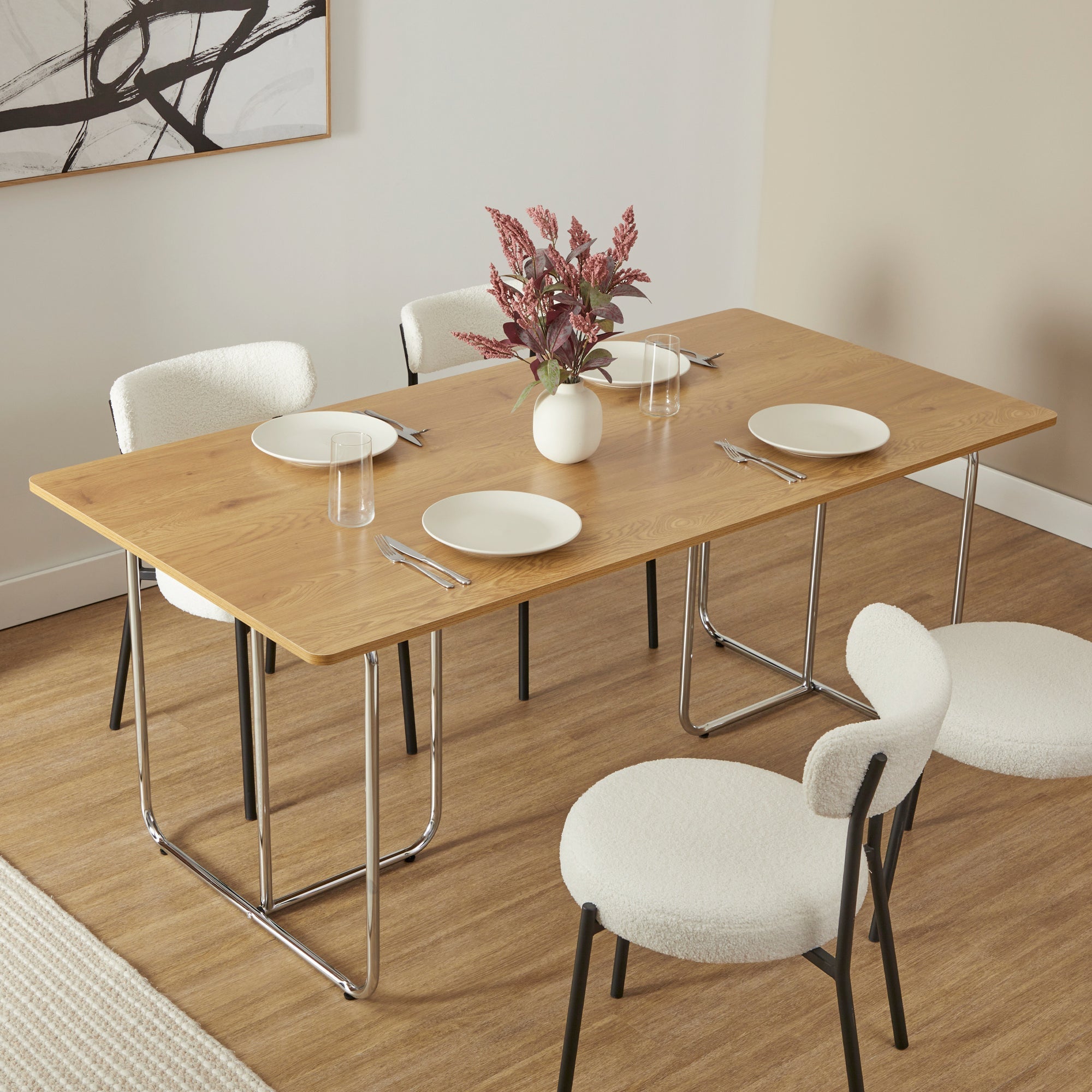 Mara 180cm Dining Table Oak