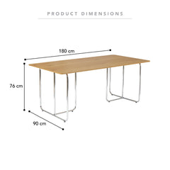 Mara 180cm Dining Table Oak