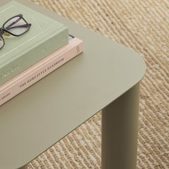 Maison Metal Square Side Table Olive
