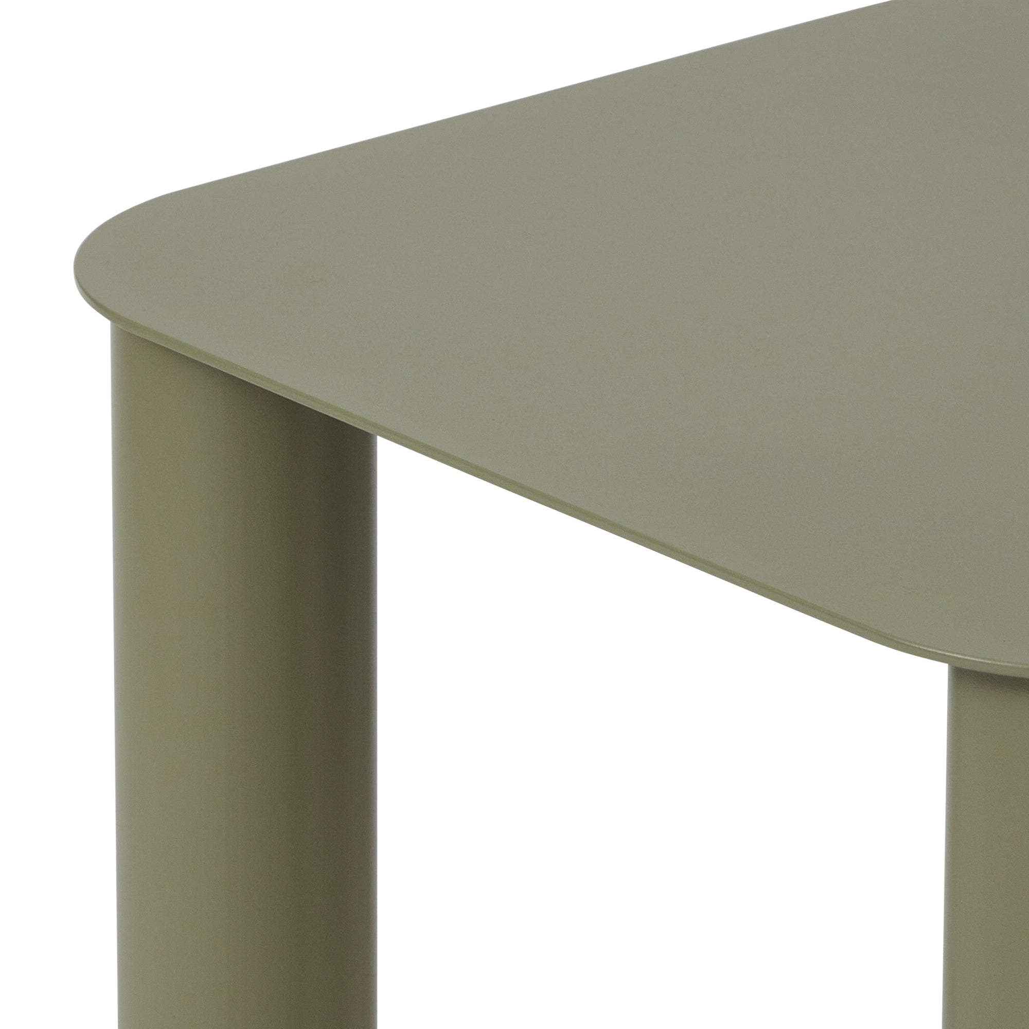 Maison Metal Square Side Table Olive