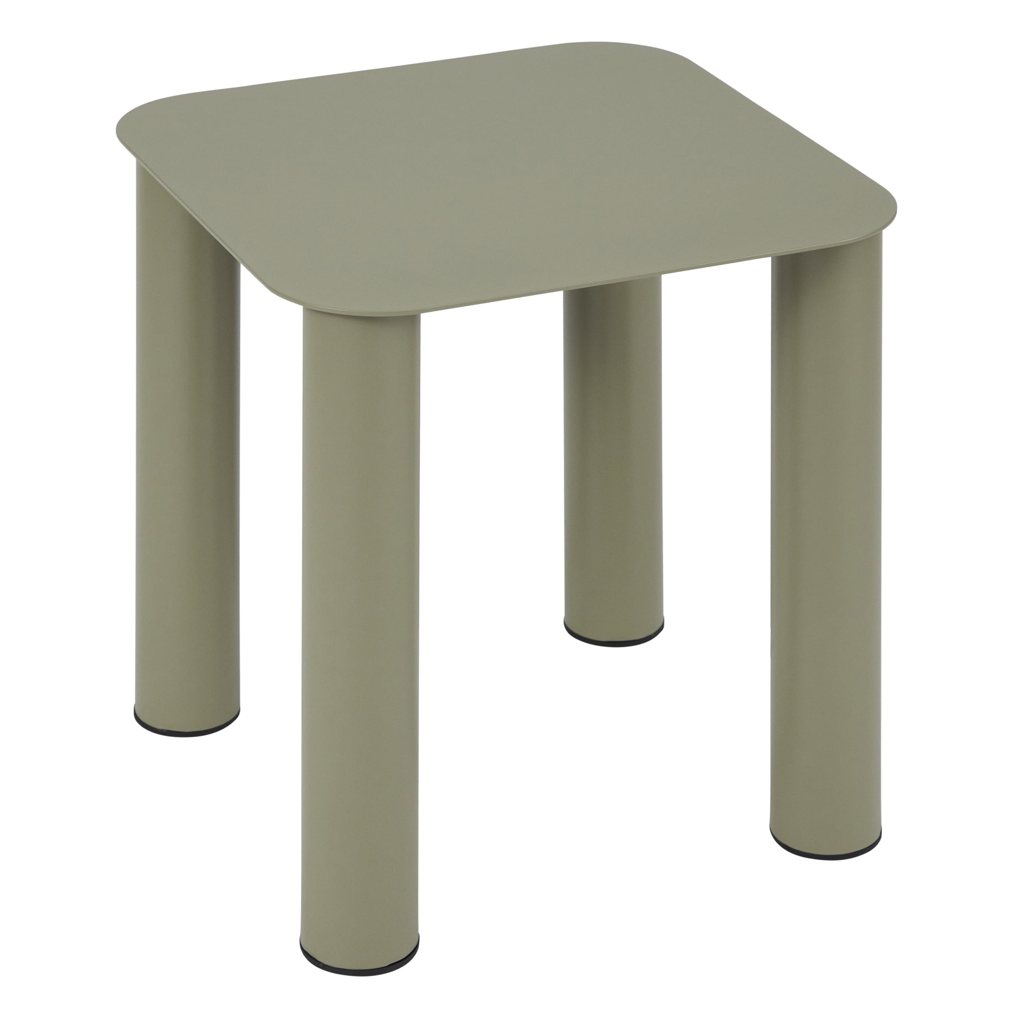 Maison Metal Square Side Table Olive