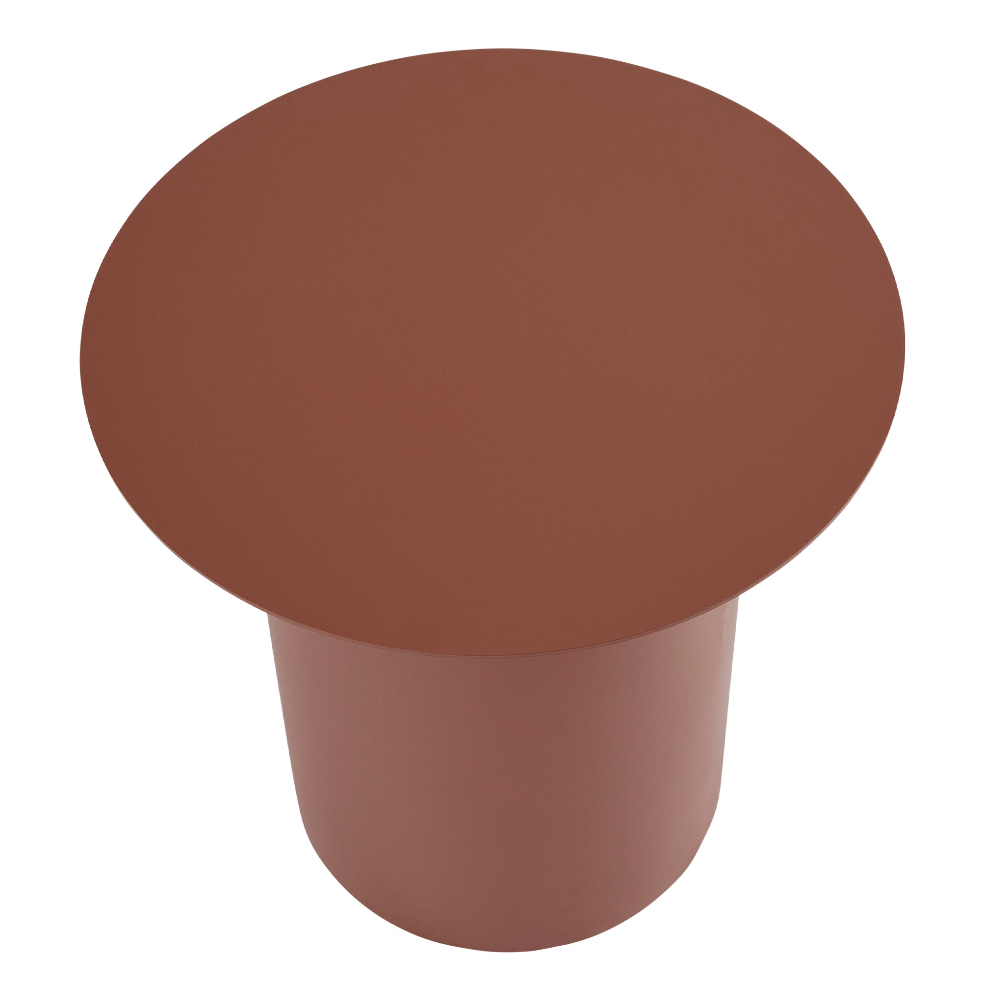Maison Metal Round Side Table Mocha