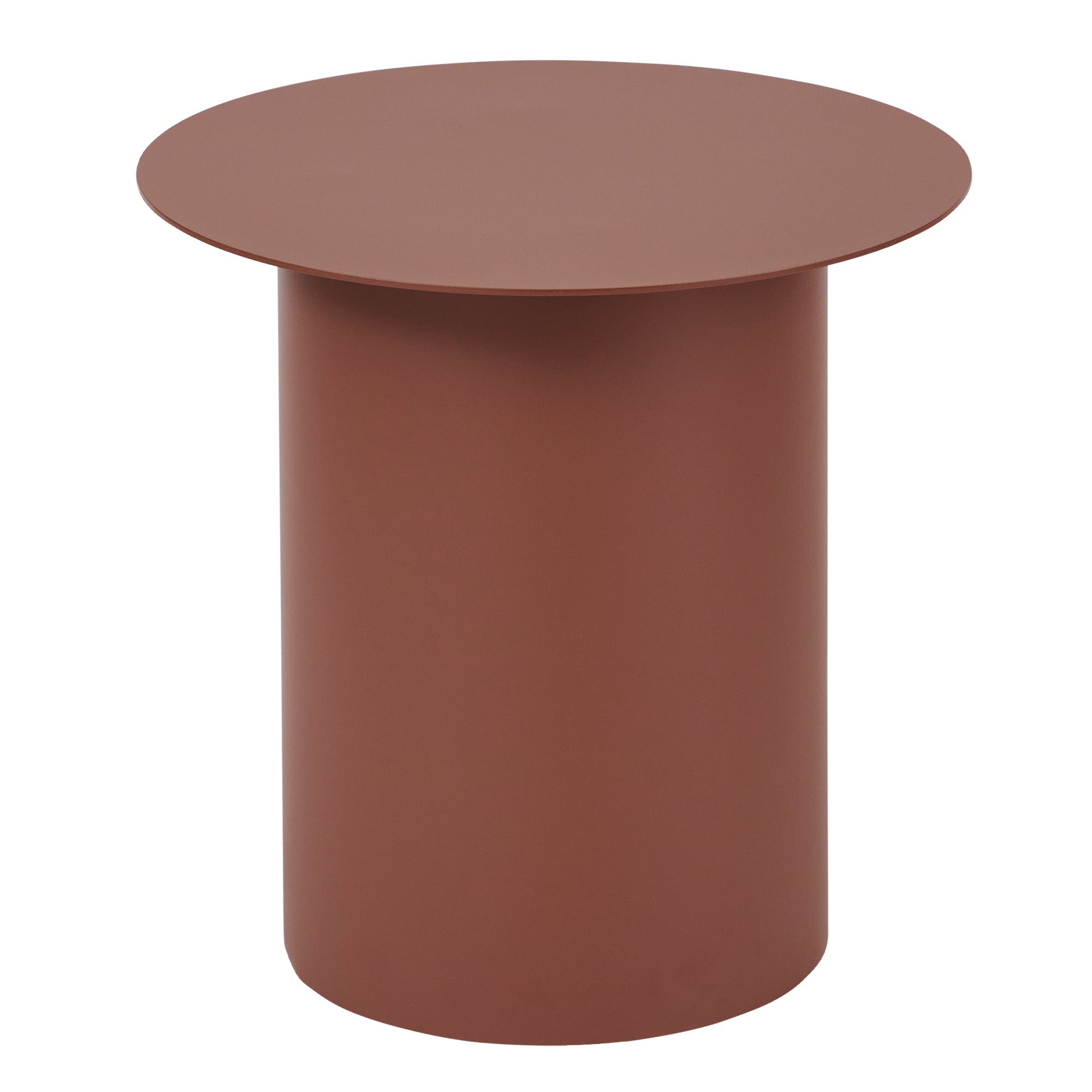 Maison Metal Round Side Table Mocha