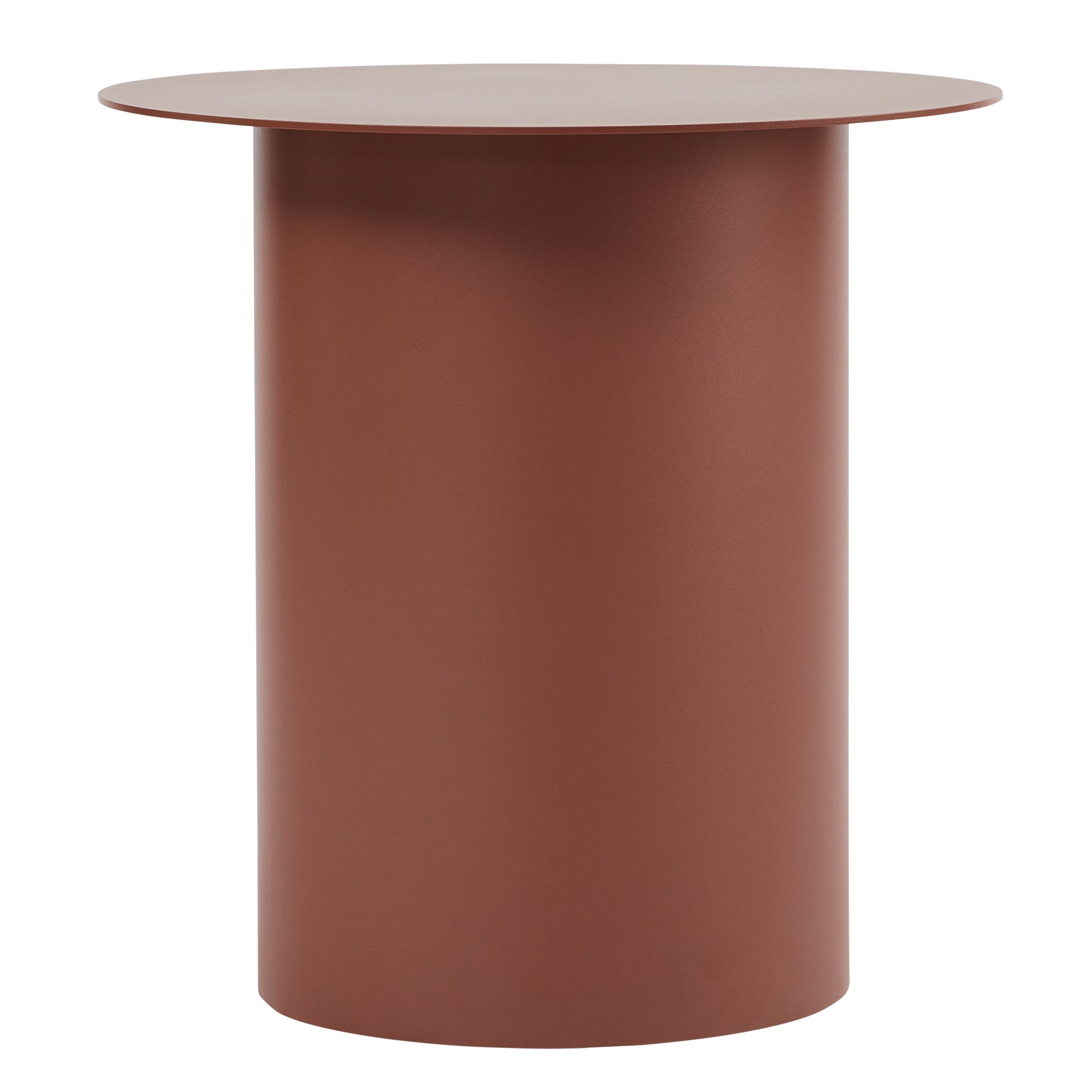 Maison Metal Round Side Table Mocha