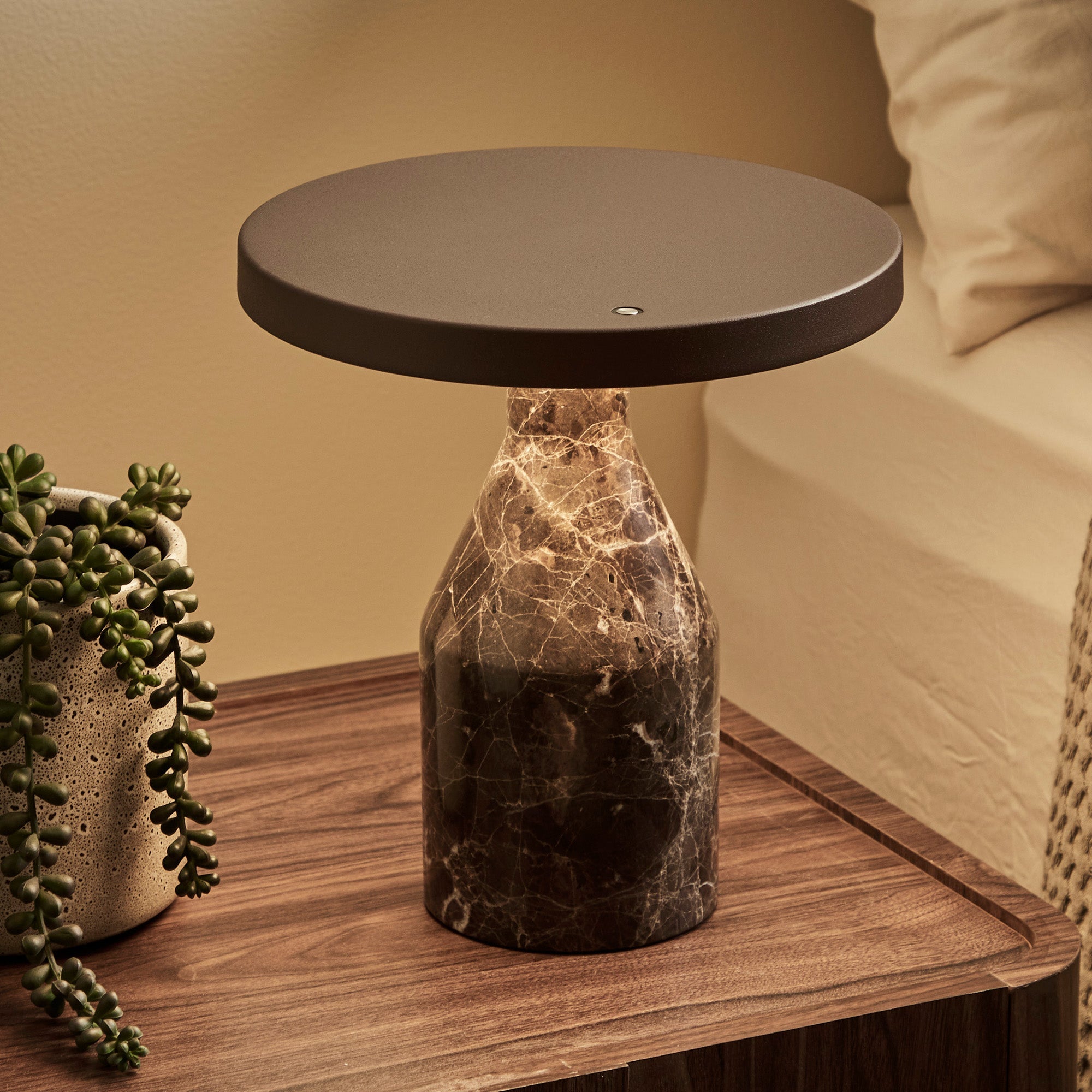 Oliver LED Table Lamp Cocoa