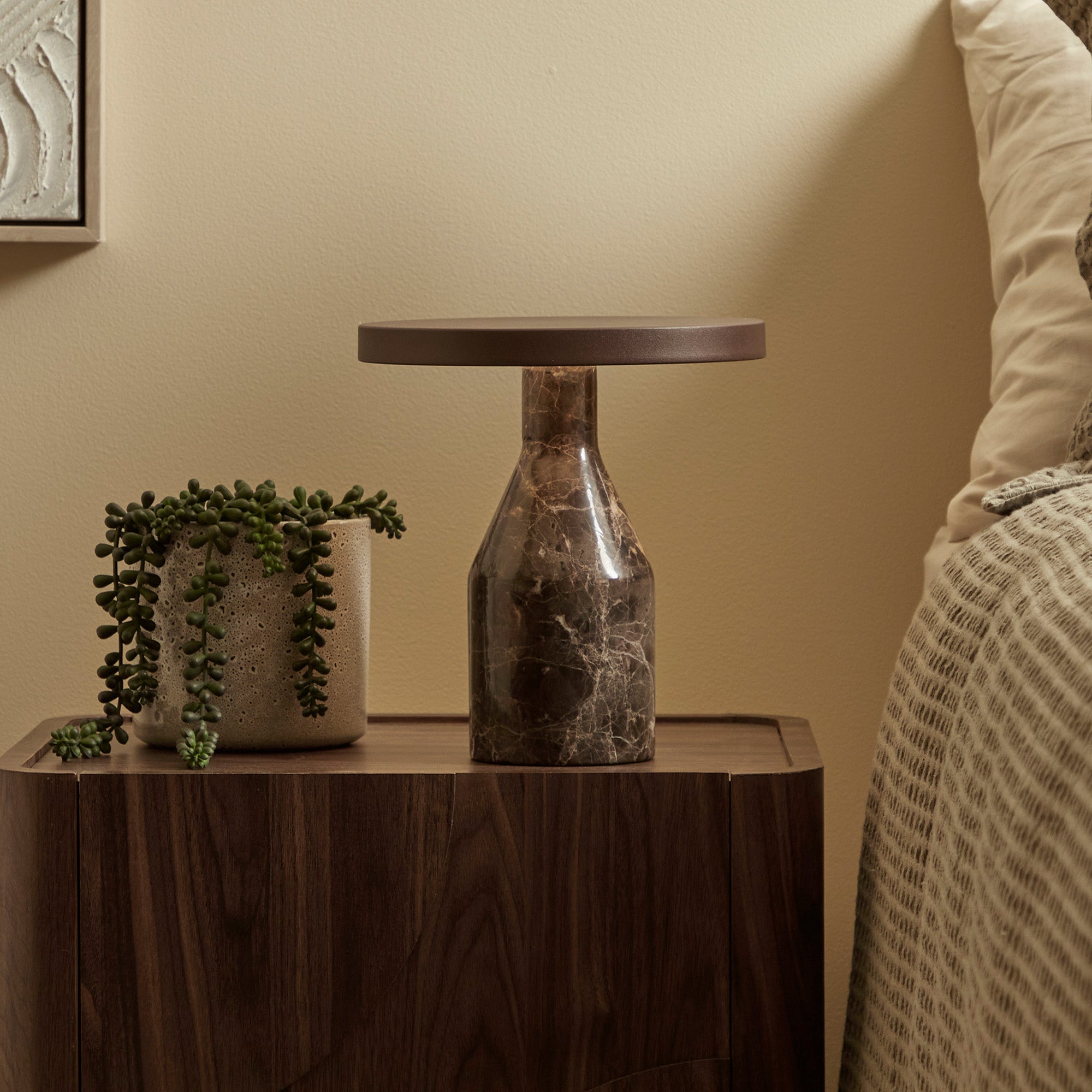 Oliver LED Table Lamp Cocoa