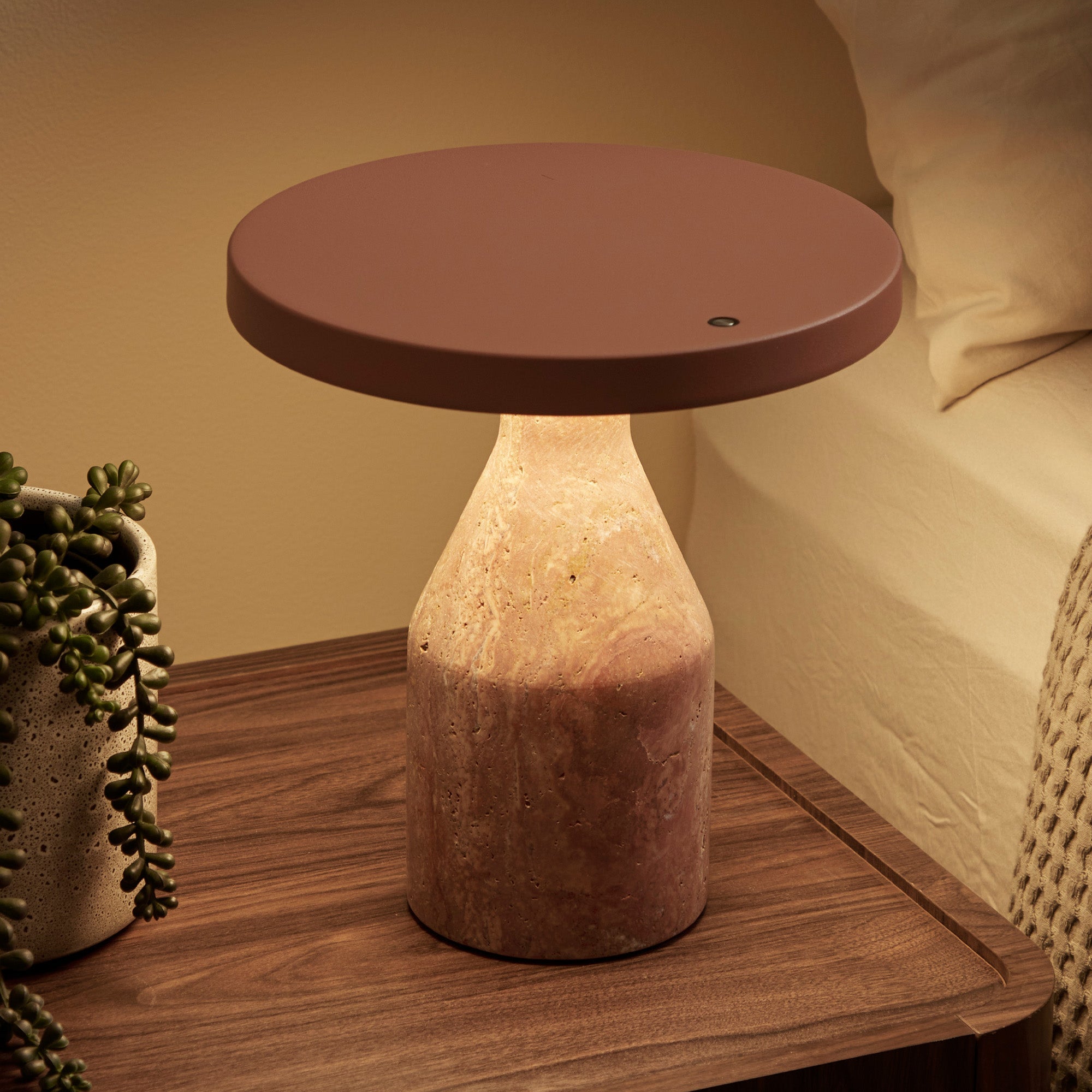 Oliver LED Table Lamp Terracotta (Set of 2)