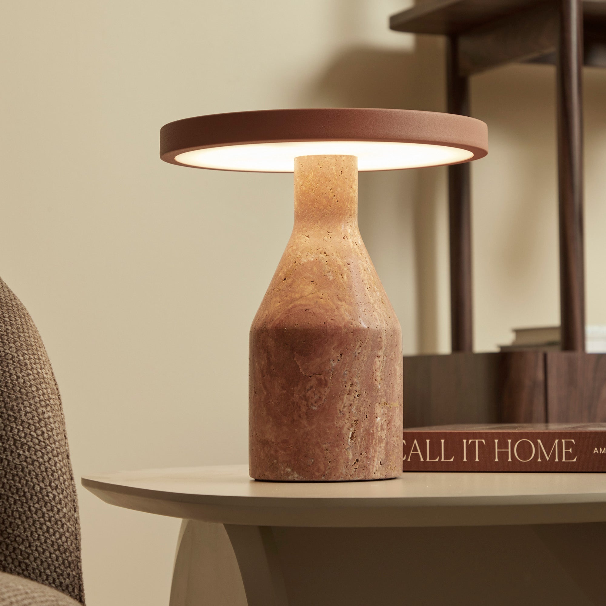 Oliver LED Table Lamp Terracotta (Set of 2)