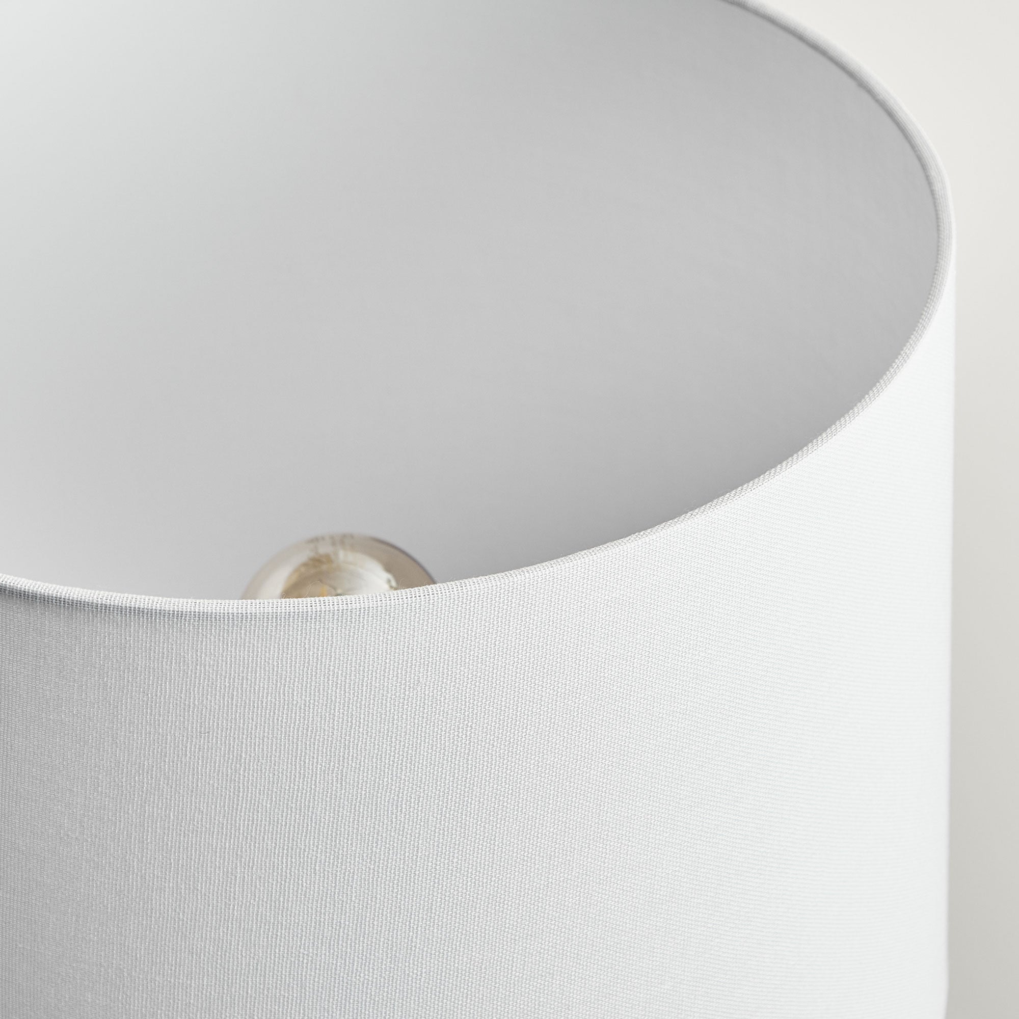 Pleat Modern Ceramic Table Lamp White