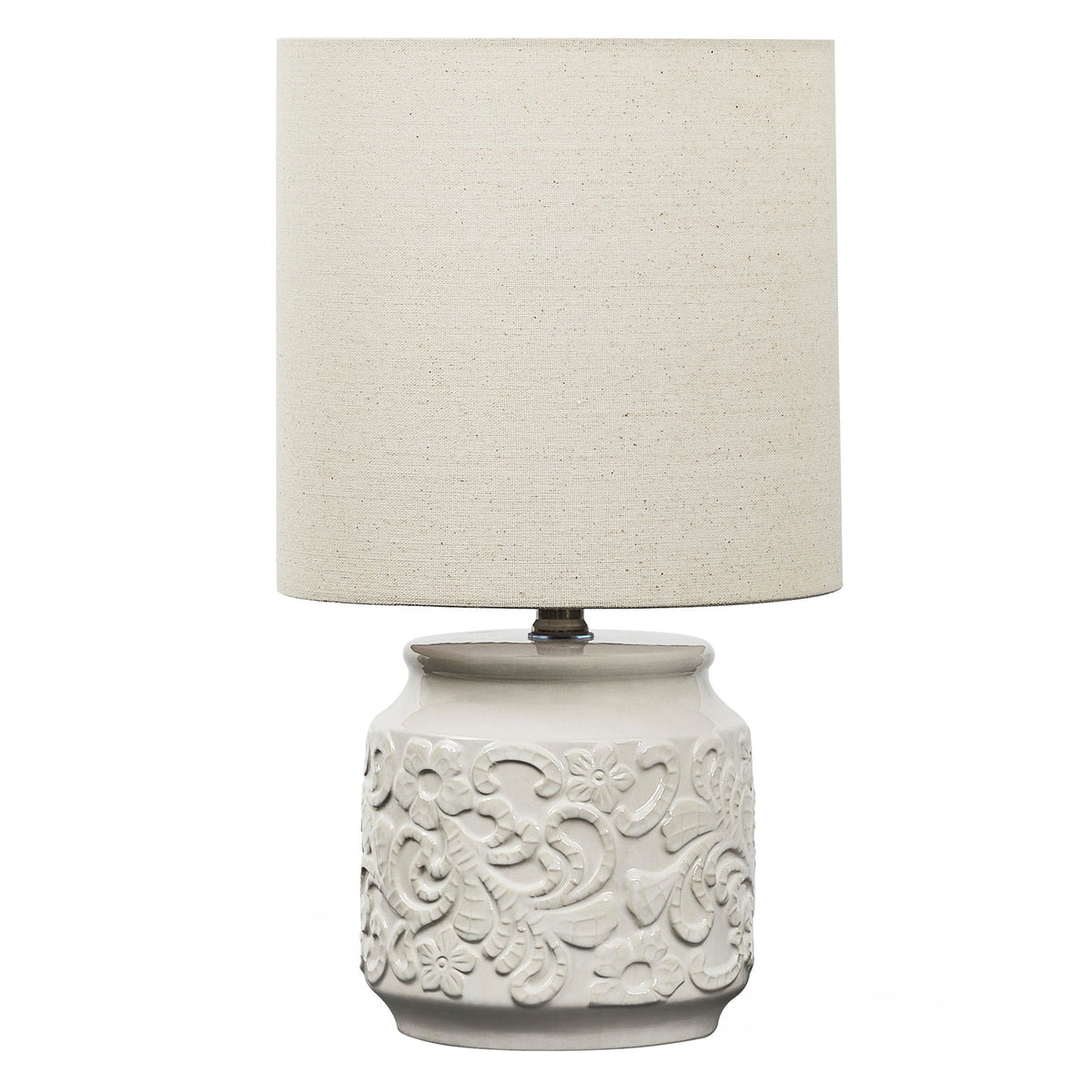 Florence Modern Ceramic Table Lamp White