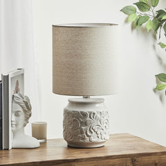 Florence Modern Ceramic Table Lamp White