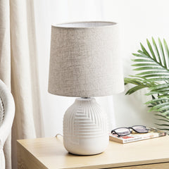 Maze Modern Ceramic Table Lamp (Set of 2)