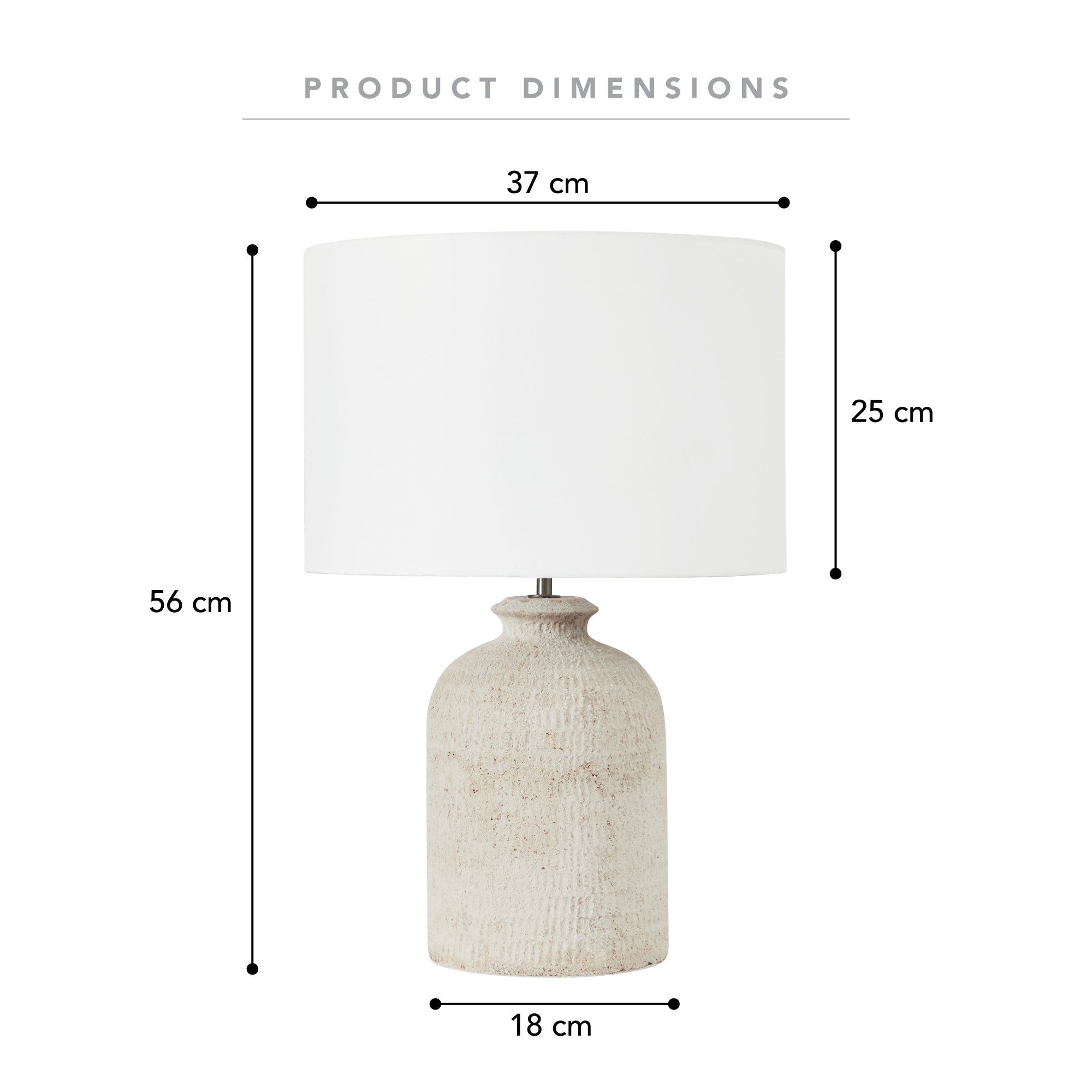 Shiloh Table Lamp Sandstone
