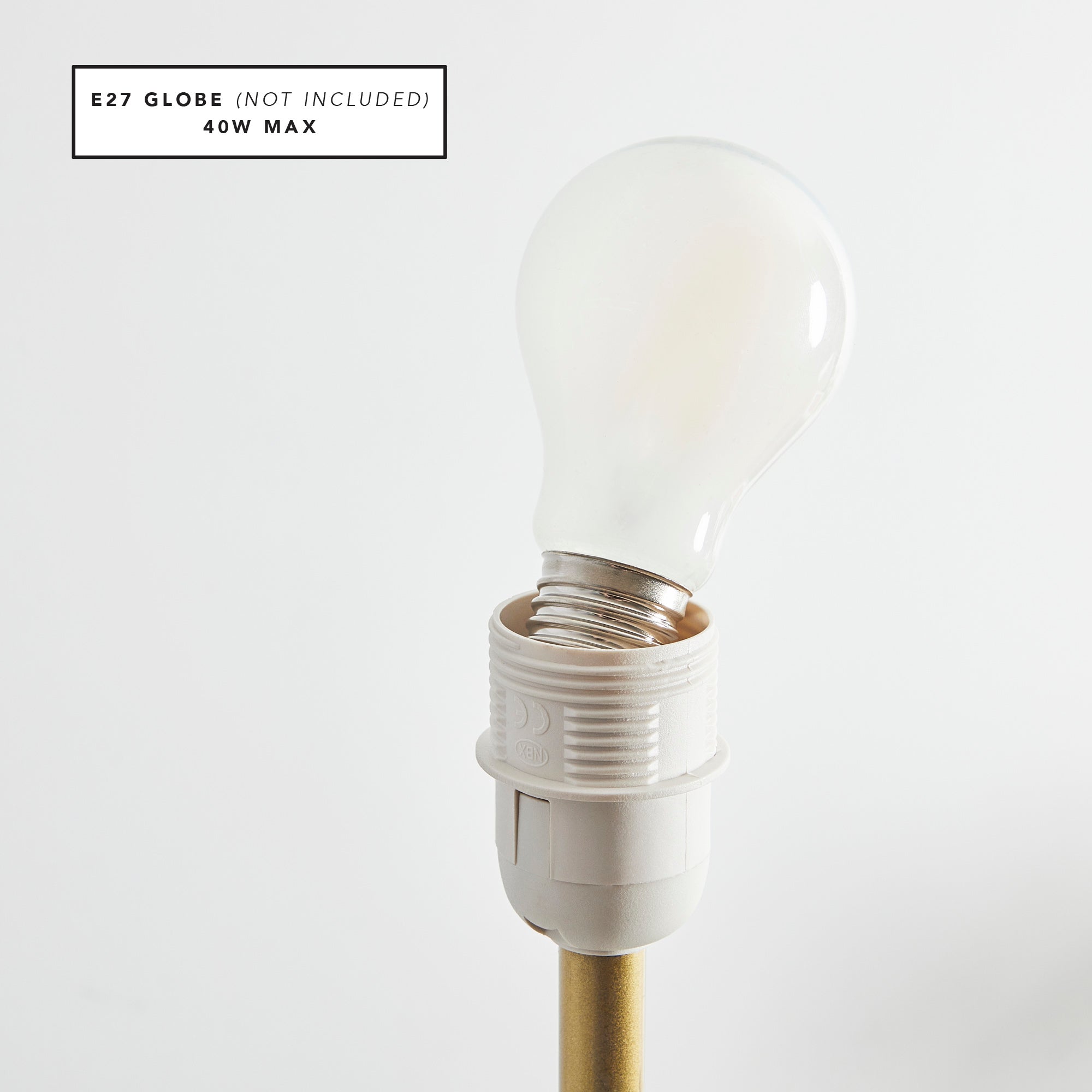 Lulu Squiggle Floor Lamp Gold