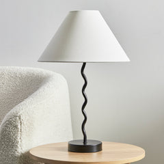 Lulu Squiggle Table Lamp Black (Set of 2)