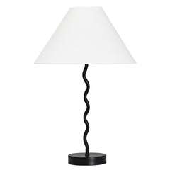 Lulu Squiggle Table Lamp Black