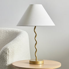 Lulu Squiggle Table Lamp Gold (Set of 2)