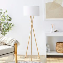 Byron Tripod Floor Lamp Natural