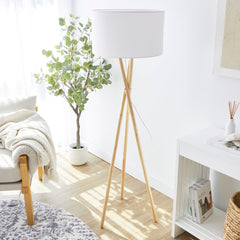 Byron Tripod Floor Lamp Natural