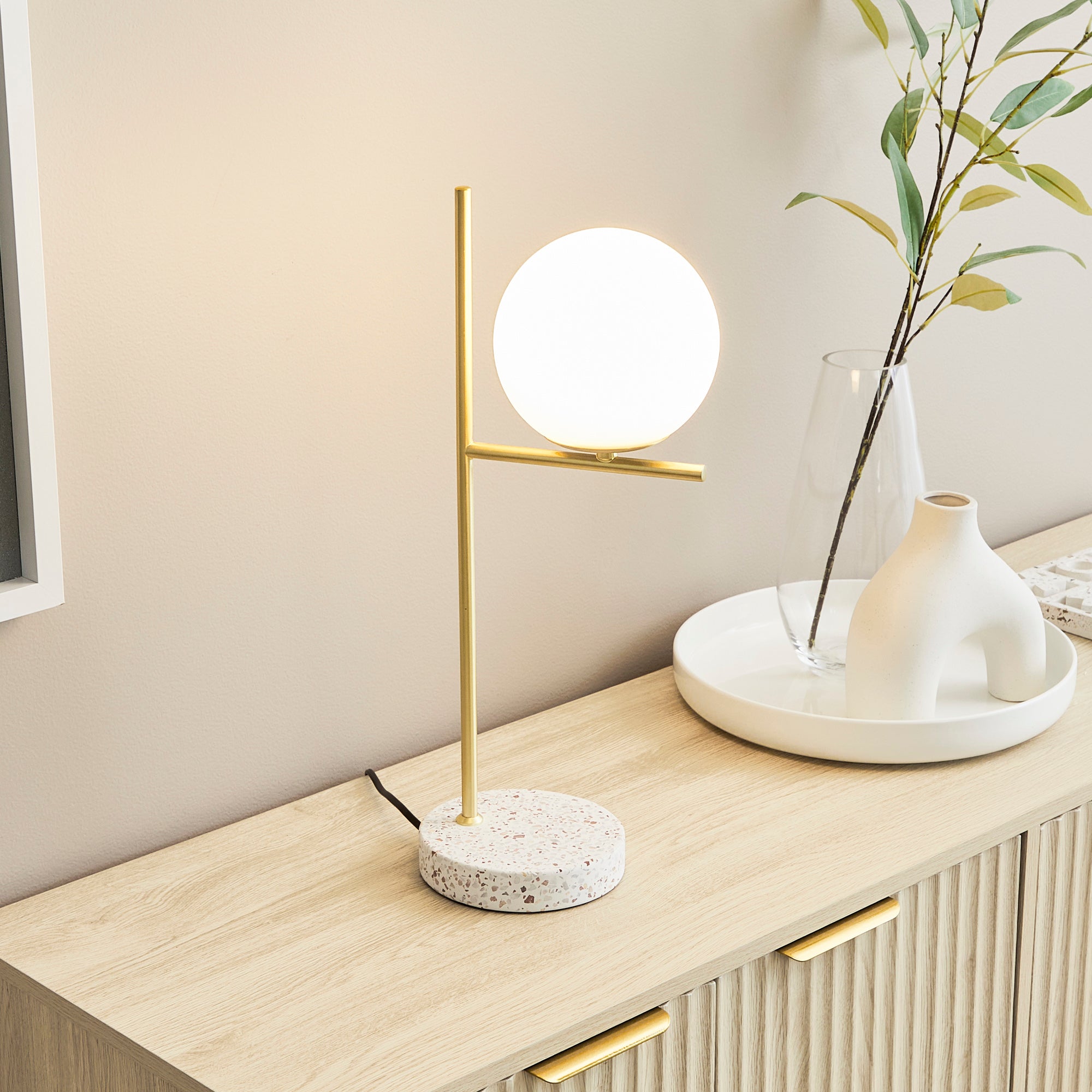Mateo Table Lamp Gold (Set of 2)