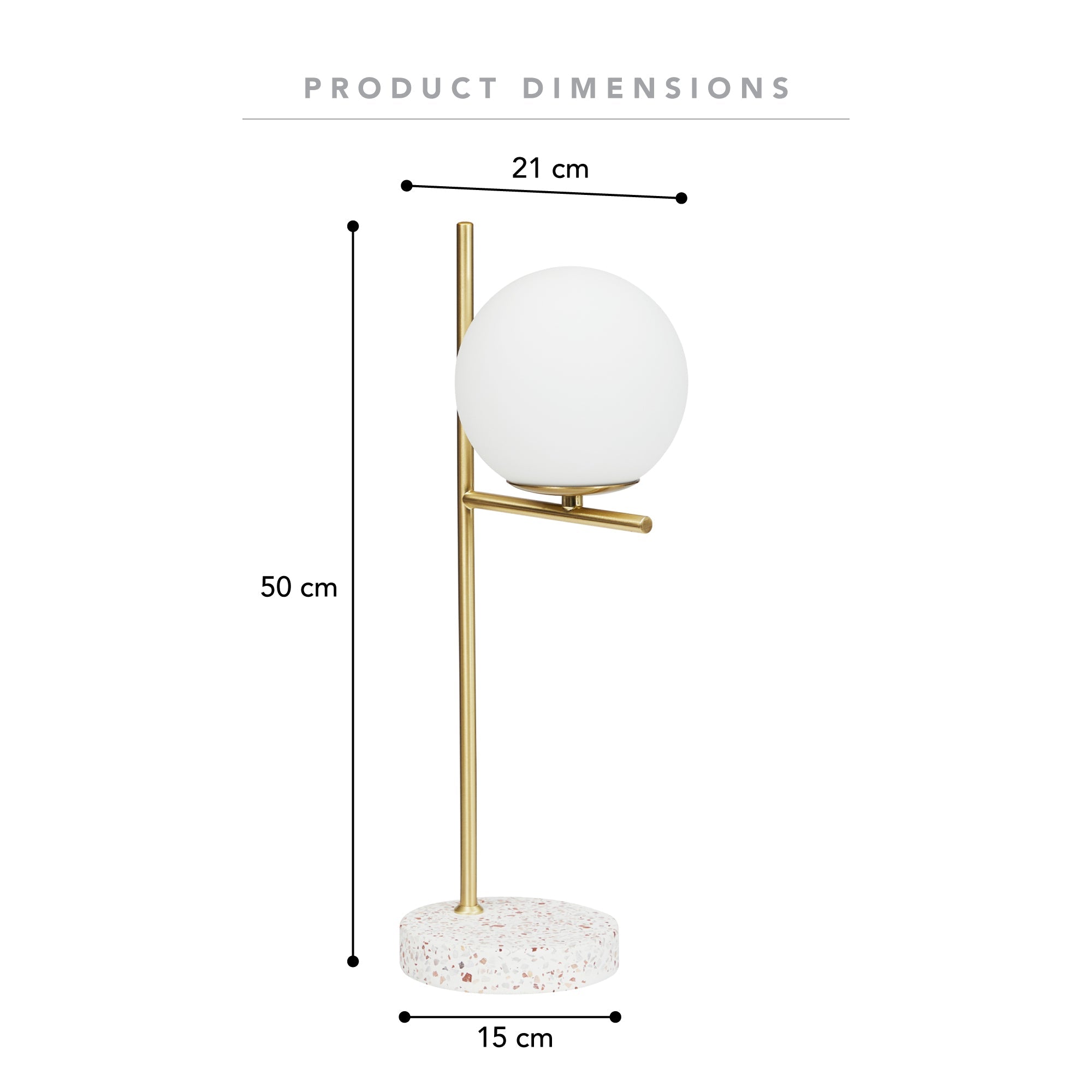 Mateo Table Lamp Gold