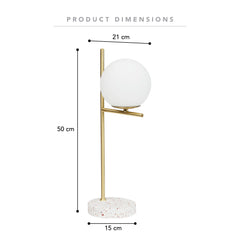 Mateo Table Lamp Gold