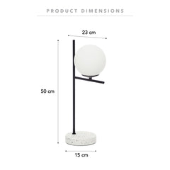Mateo Table Lamp Black (Set of 2)